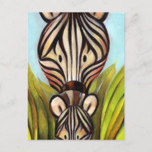 Trish Biddle Safari Zebra Briefkaart