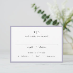 Trisha Lila bruiloft RSVP Kaartje