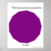 Triskaidecagon Poster of Polygon (Devant)