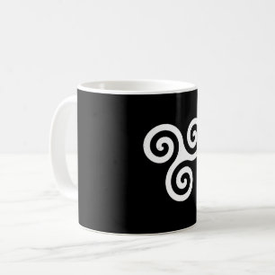 TRISKELION-DRIEPCELTISCHE SPIRAAL KOFFIEMOK