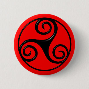 Triskelion Ronde Button 5,7 Cm