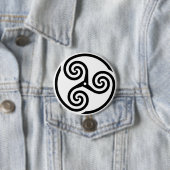 Triskelion Ronde Button 7,6 Cm (In situ)