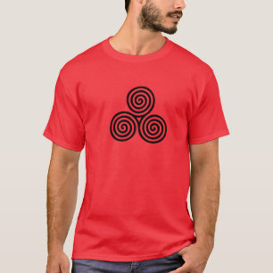 Triskersymbool,pagan,voor,celtic,aarde,zee,sky T-shirt