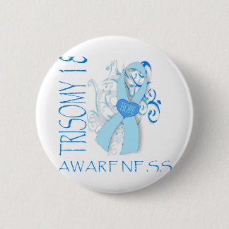 TRISOMY 18, TRISOMY 18 BEWUSTMAKING RONDE BUTTON 5,7 CM