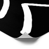 Trisomy 21 Down Syndroom Drie chromosoompijlen Poster (Hoek)