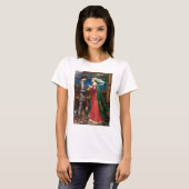 Tristan and Isolde, c. 1916 by John Waterhouse T-shirt (Voorkant volledig)