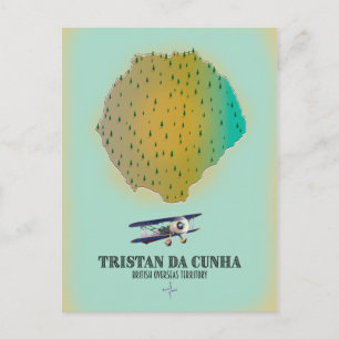 Tristan da Cunha Brits overzees gebied kaart