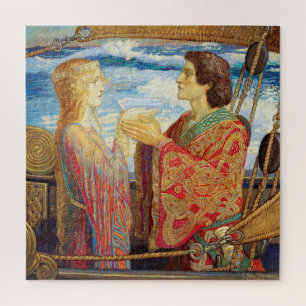 Tristan en Isolde, ca. 1912 door John Duncan Legpuzzel