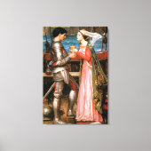 Tristan en Isolde Canvas Afdruk (Voorkant)