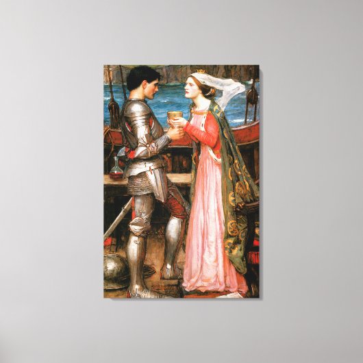 Tristan en Isolde Canvas Afdruk (Voorkant)