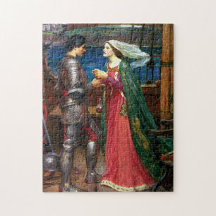 Tristan en Isolde, circa 1916 door John Waterhouse Legpuzzel