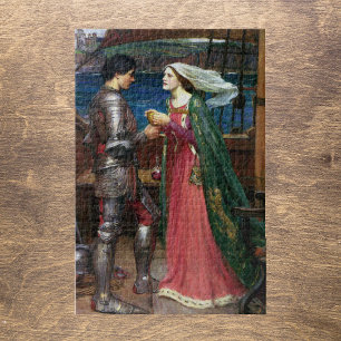 Tristan en Isolde door John William Waterhouse Legpuzzel