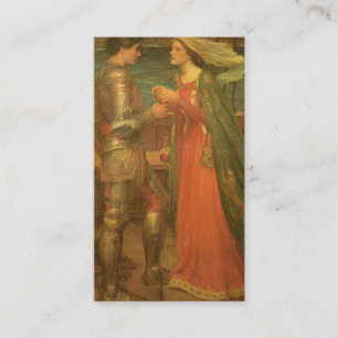 Tristan en Isolde door JW Waterhouse Huwelijk Informatiekaartje
