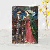 Tristan et carte de voeux d'Isolde (Fleur jaune)