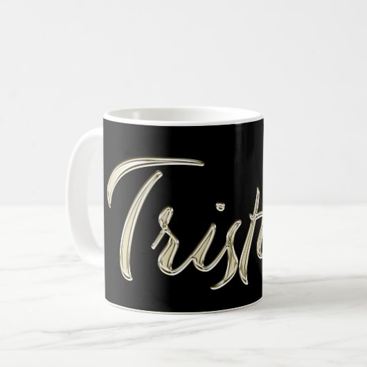 Tristan Name whitegold Tasse Teetasse (Devant gauche)
