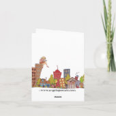 triste carte pour notes d'anniversaire clown (Dos)