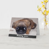 Triste Chiot ! Carte Vous Manquant ! (Fleur jaune)