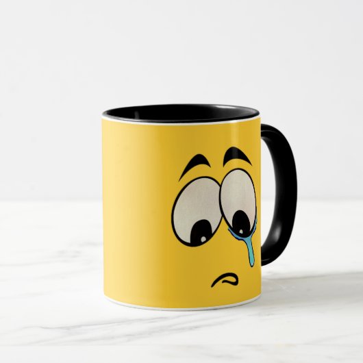 Triste Emoji Mug (Devant droit)