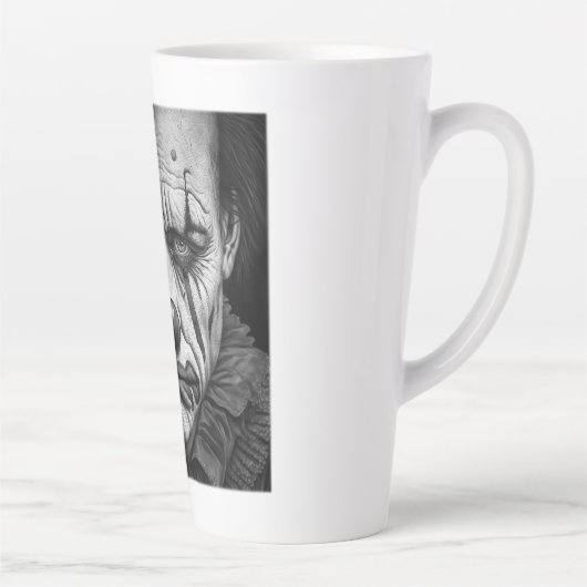 Triste latte clown Mug (Droite)