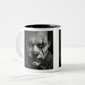 Triste Mug Clown à deux tons, 11 oz (Devant gauche)