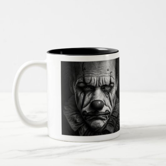 Triste Mug Clown à deux tons, 11 oz (Gauche)