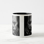 Triste Mug Clown à deux tons, 11 oz (Centre)
