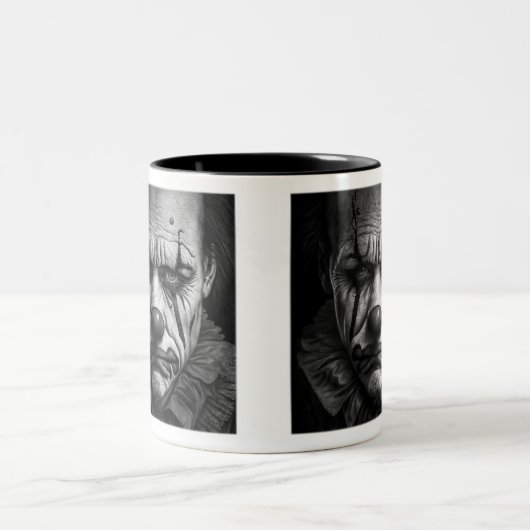 Triste Mug Clown à deux tons, 11 oz (Centre)