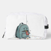 Triste sac à dos Manger des jetons | Carto amusant (Verso)