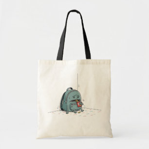 Triste sac à dos Manger des jetons Carto amusant