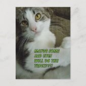 triste yeux Carte postale (Devant)