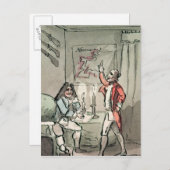 Tristram Shandy, 1786 Briefkaart (Voorkant / Achterkant)