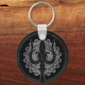 Trisula - Trident van Shiva Sleutelhanger (Voorkant)