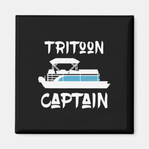 Tritoon Captain Gift Idee voor Tritoon Boot Eigena Magneet