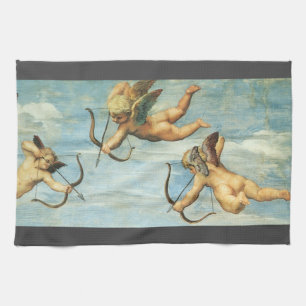 Triumf van Galatea engelen detail door Raphael San Theedoek