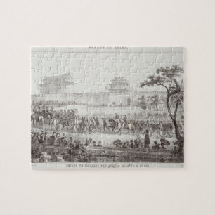 Triumfale binnenkomst van de geallieerde legers in legpuzzel