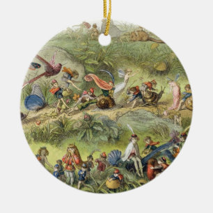 Triumfale maart van de Elf-King, illustratie van Keramisch Ornament