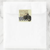 Triumph Bobber Vierkante Sticker (Tas)