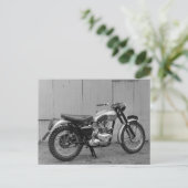 Triumph MC motorfiets foto Briefkaart (Staand voorkant)