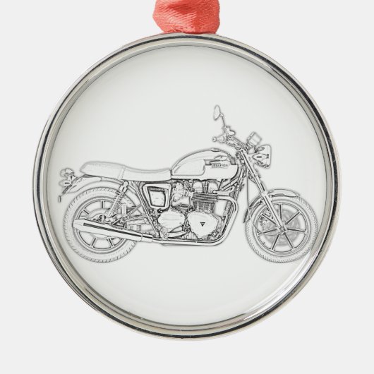Triumph Metalen Ornament (Voorkant)