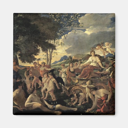 Triumph of Flora, c.1627-28 Magneet (Voorkant)