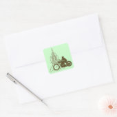  Triumph Riding Vierkante Sticker (Envelop)