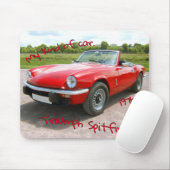 Triumph Spitfire Muismat (Met muis)