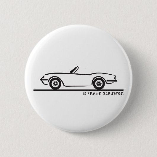 Triumph Spitfire Ronde Button 5,7 Cm (Voorkant)