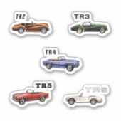 Triumph TR2 - TR6 Sticker (Voorkant)
