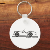 Triumph TR3 Sleutelhanger (Voorkant)