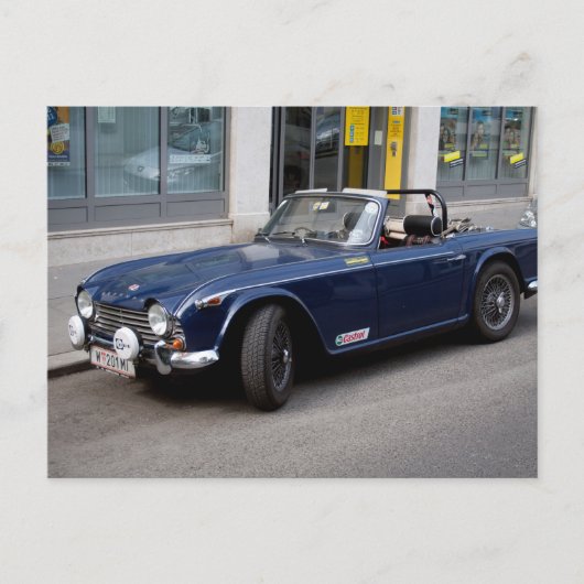 Triumph TR4 A Briefkaart (Voorkant)
