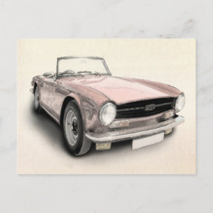Triumph TR6 Briefkaart