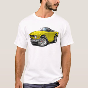 Triumph TR6 Yellow Car T-shirt