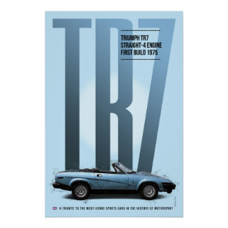 Triumph TR7 Perfect Poster