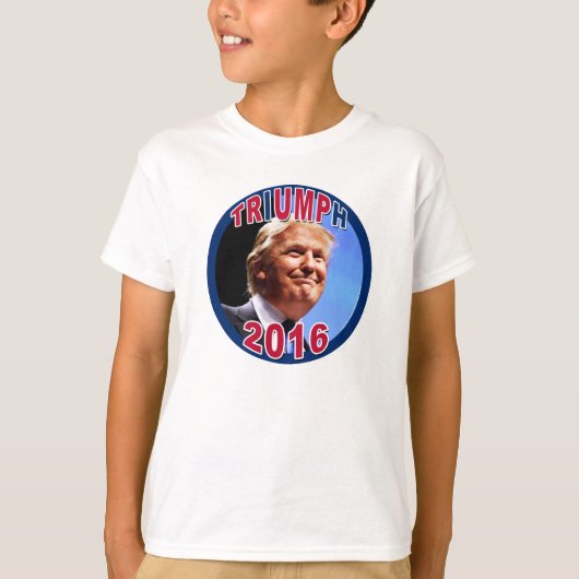TRiUMPh (Trump) 2016 voor kinderen T-shirt (Voorkant)